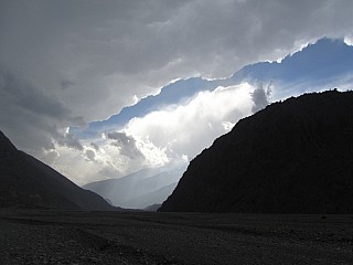 Amazing Cloud during Hiking from Muktinath