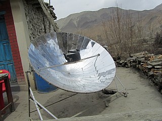 Solar Heater around Himalays