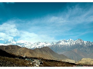 View of Mountain Range from Muktinath