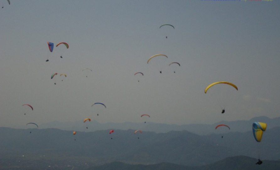 here we go Paragliding