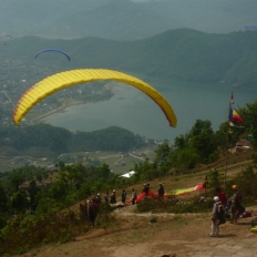 View from Paragliding point