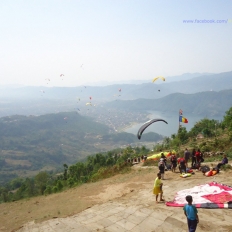 View from Paragliding point