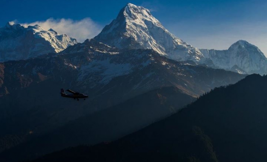 Flight between Jomsom to Pokhara