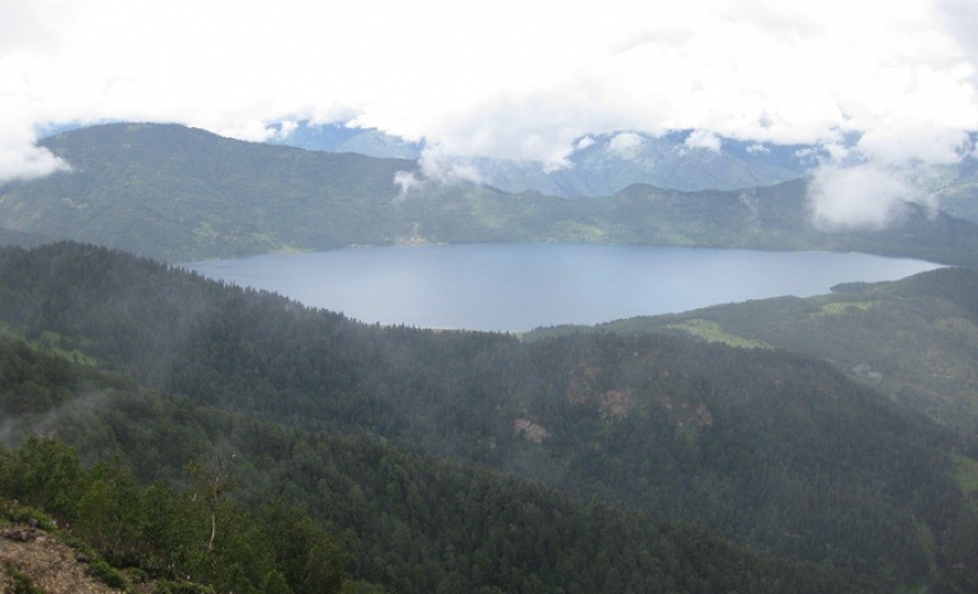 First view of Rara Lake